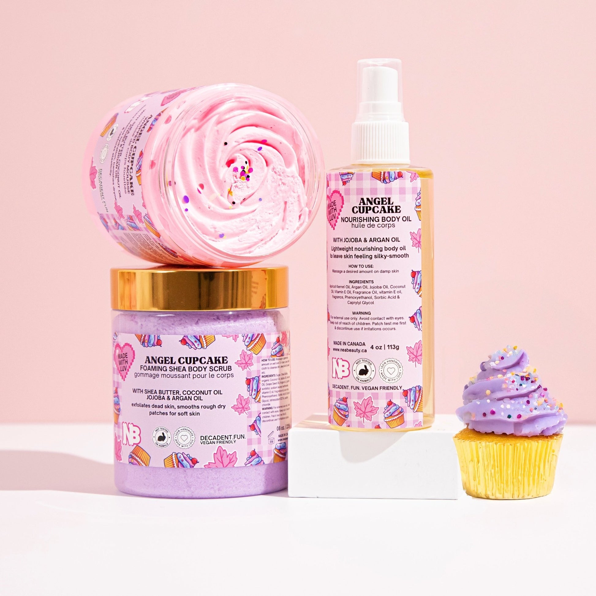 Angel Cupcake Selfcare Bundle - NEABEAUTY