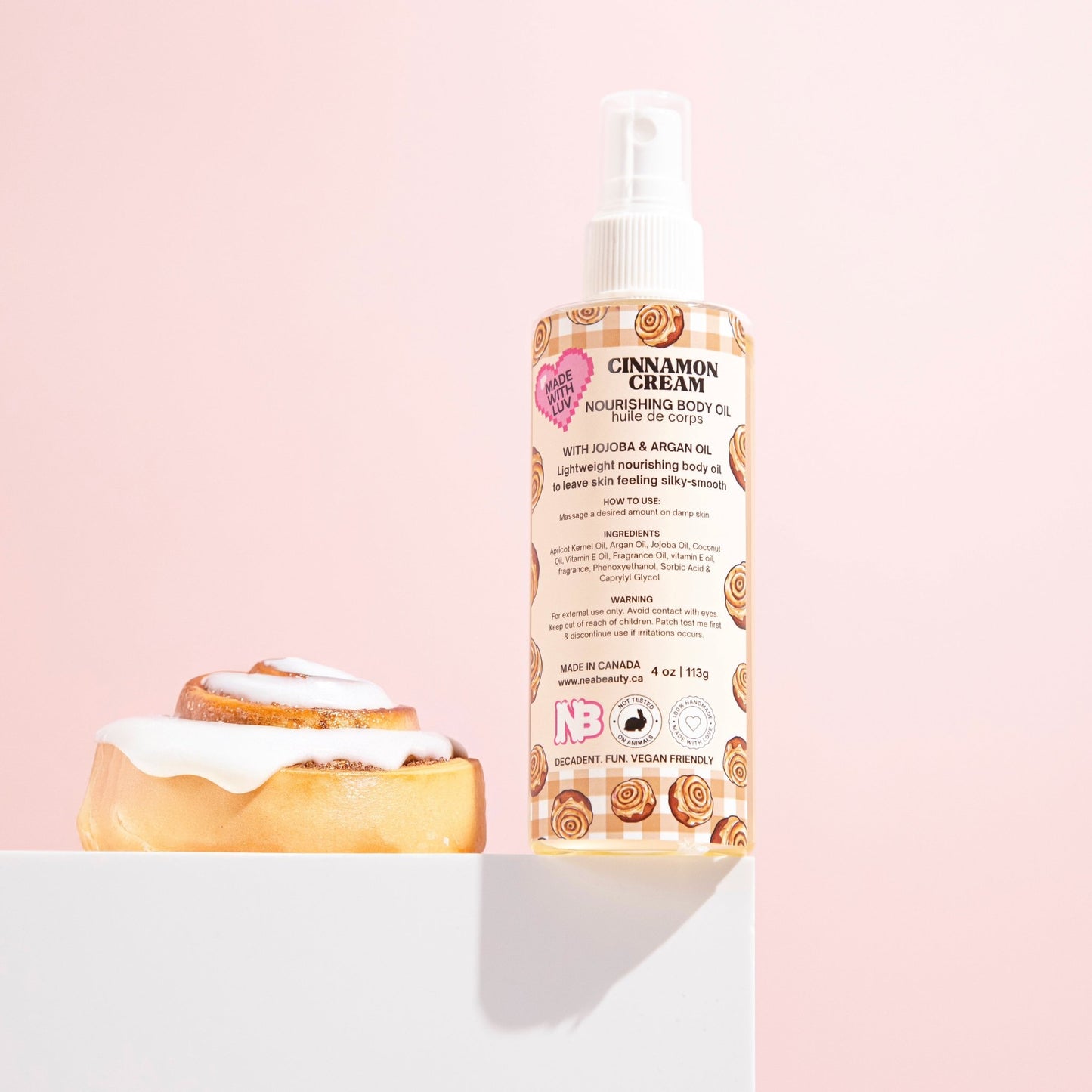 Cinnamon Cream Body Oil - NEABEAUTY