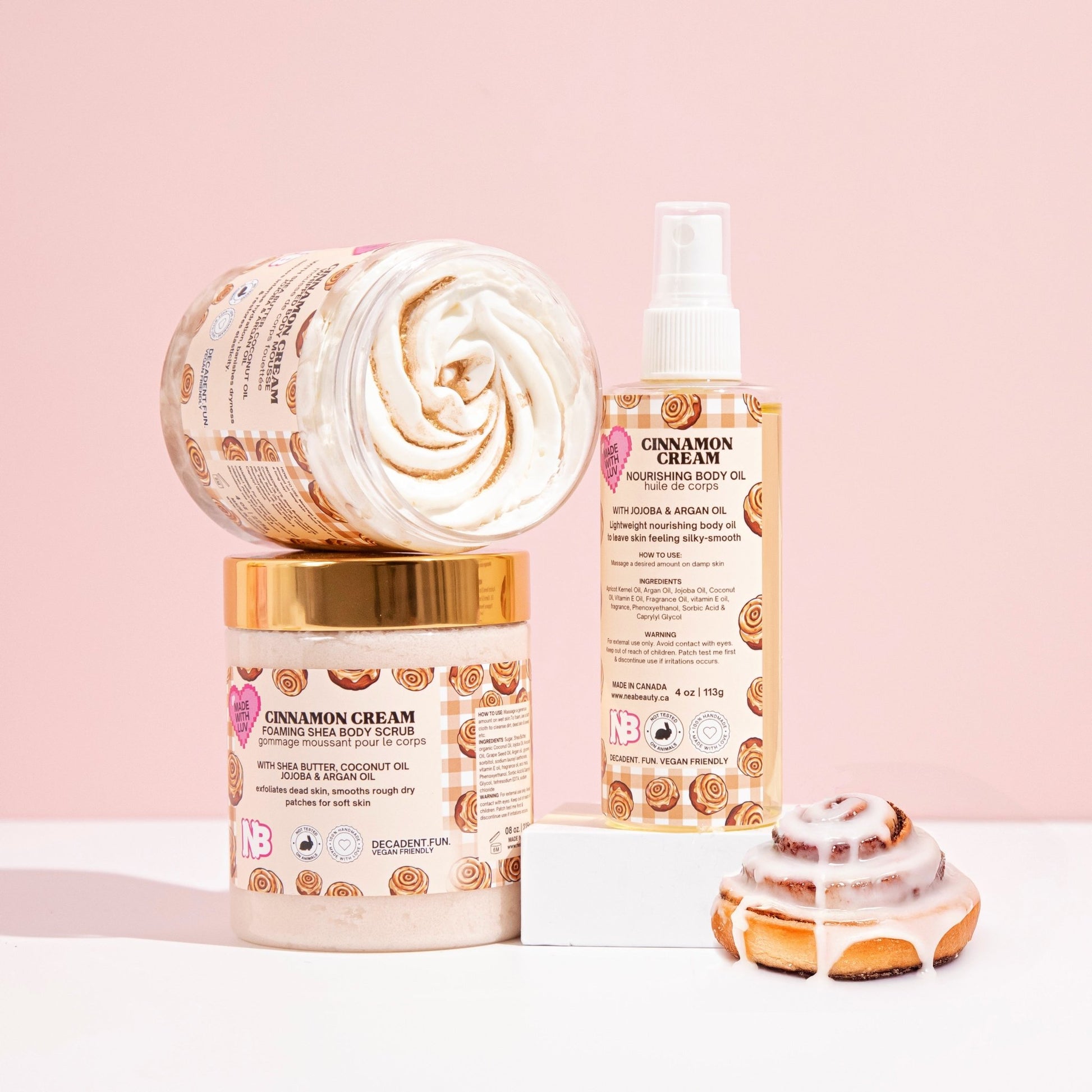 Cinnamon Cream Selfcare Bundle - NEABEAUTY