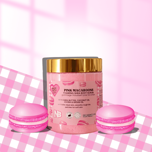 Pink Macaroon Body Scrub - NEABEAUTY